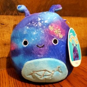 Squishmallow Piaxa Galaxy Alien 5” Purple Blue Tie Dye Plush 2021 Kellytoy NWT